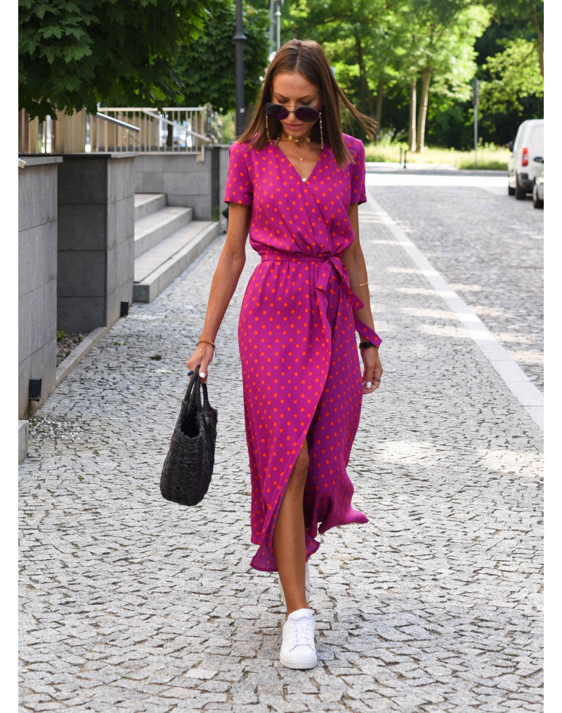 Robe d’Été « Onde Fleurie » – Liberté & Élégance Naturelle