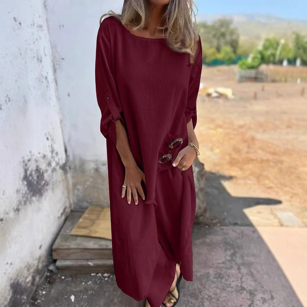 Ensemble « Forme Libre » – Deux Pièces Oversize, Boutons Bijoux & Vibe Sculpturale