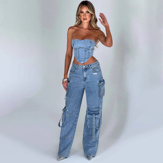 Ensemble « Corps Rebelle » – Coupe Sensuelle, Esprit Street, Détails Couture