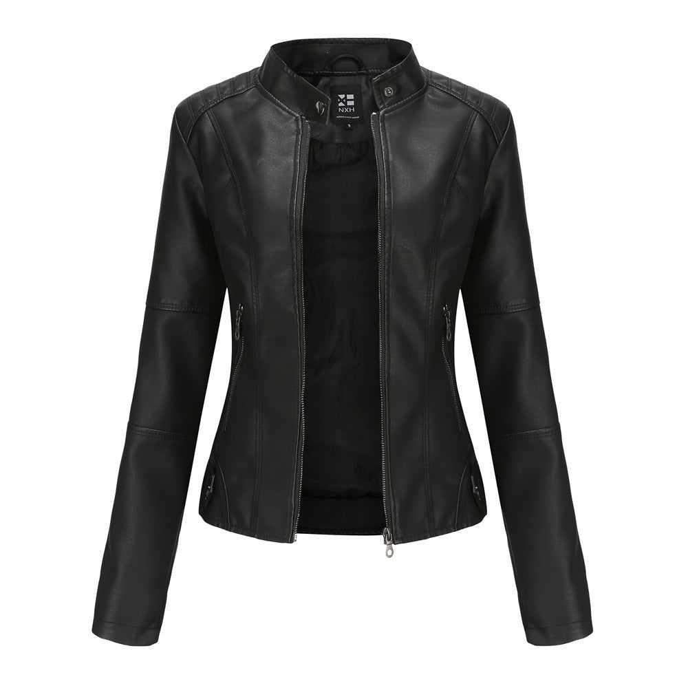 Veste « Cuir Élégant » – Coupe Slim & Urbain