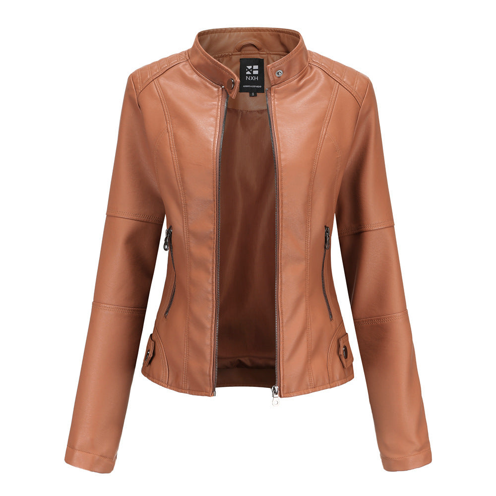 Veste « Cuir Élégant » – Coupe Slim & Urbain