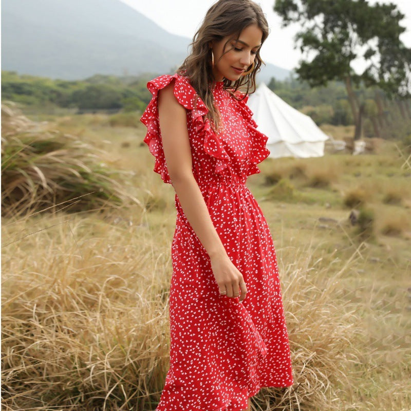 Robe d’Été « Légende Aérienne » – Maxi & Fluide