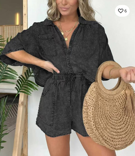 Ensemble « Denim Sauvage » – Confort & Style Urbain