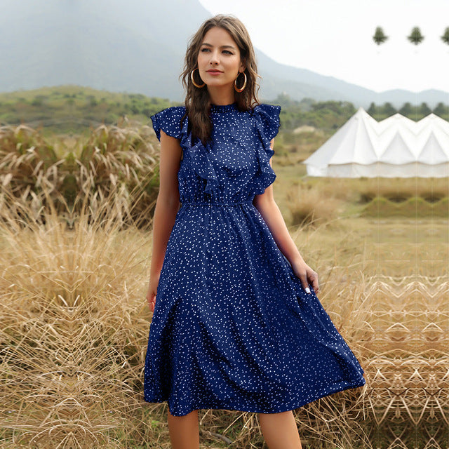 Robe d’Été « Légende Aérienne » – Maxi & Fluide