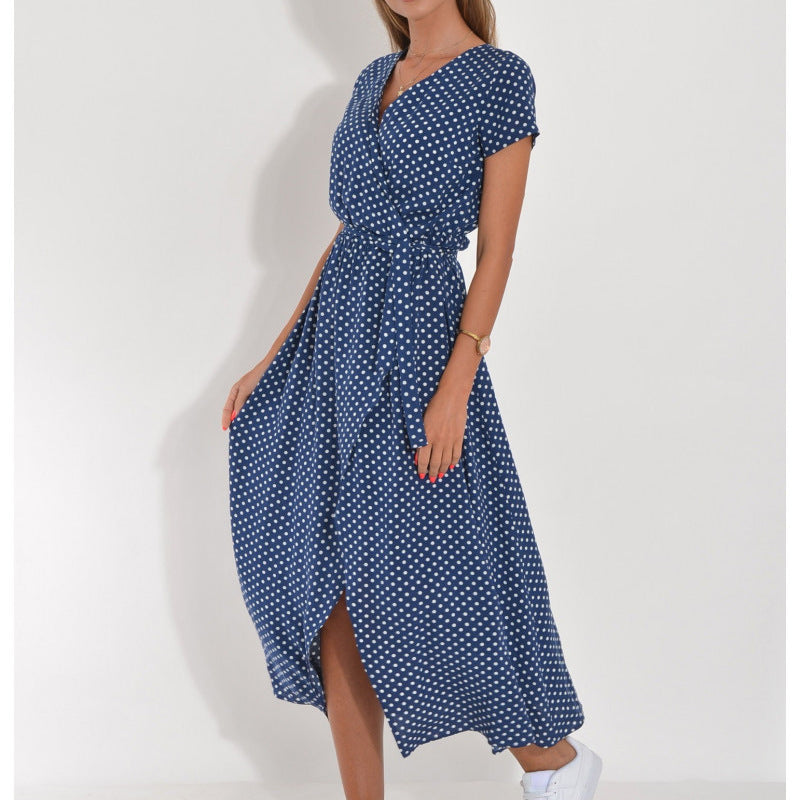 Robe d’Été « Onde Fleurie » – Liberté & Élégance Naturelle