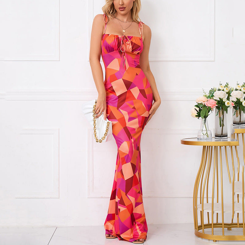 Robe d’Été « Ligne Fine » – Coupe Slim & Chic Naturel