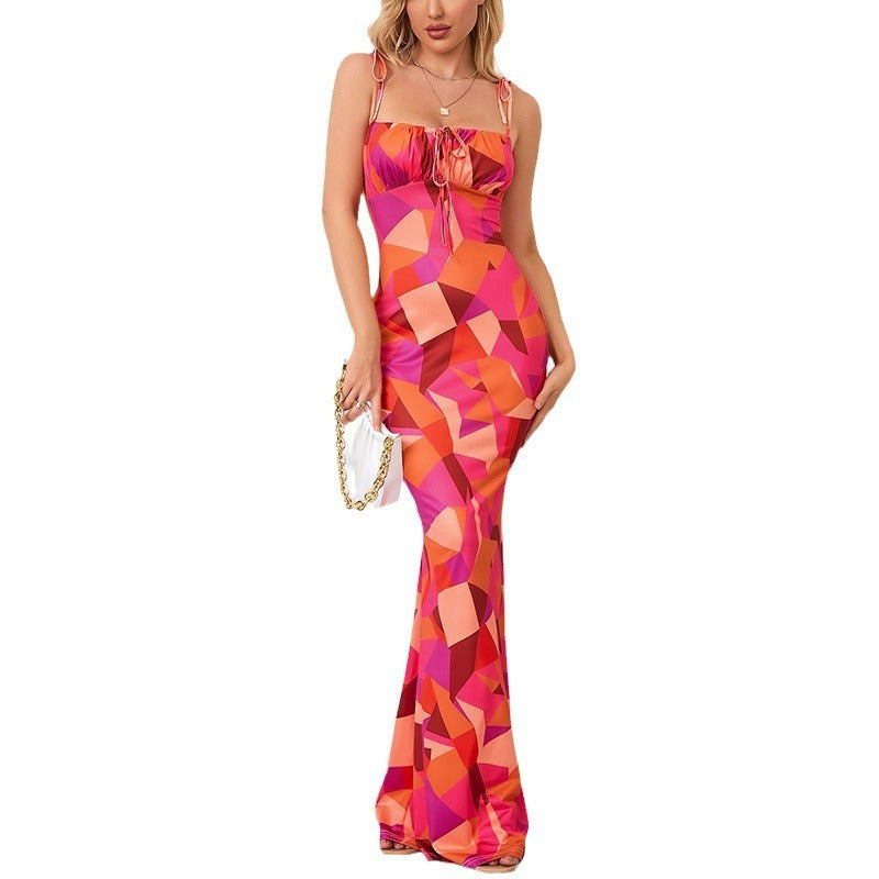 Robe d’Été « Ligne Fine » – Coupe Slim & Chic Naturel