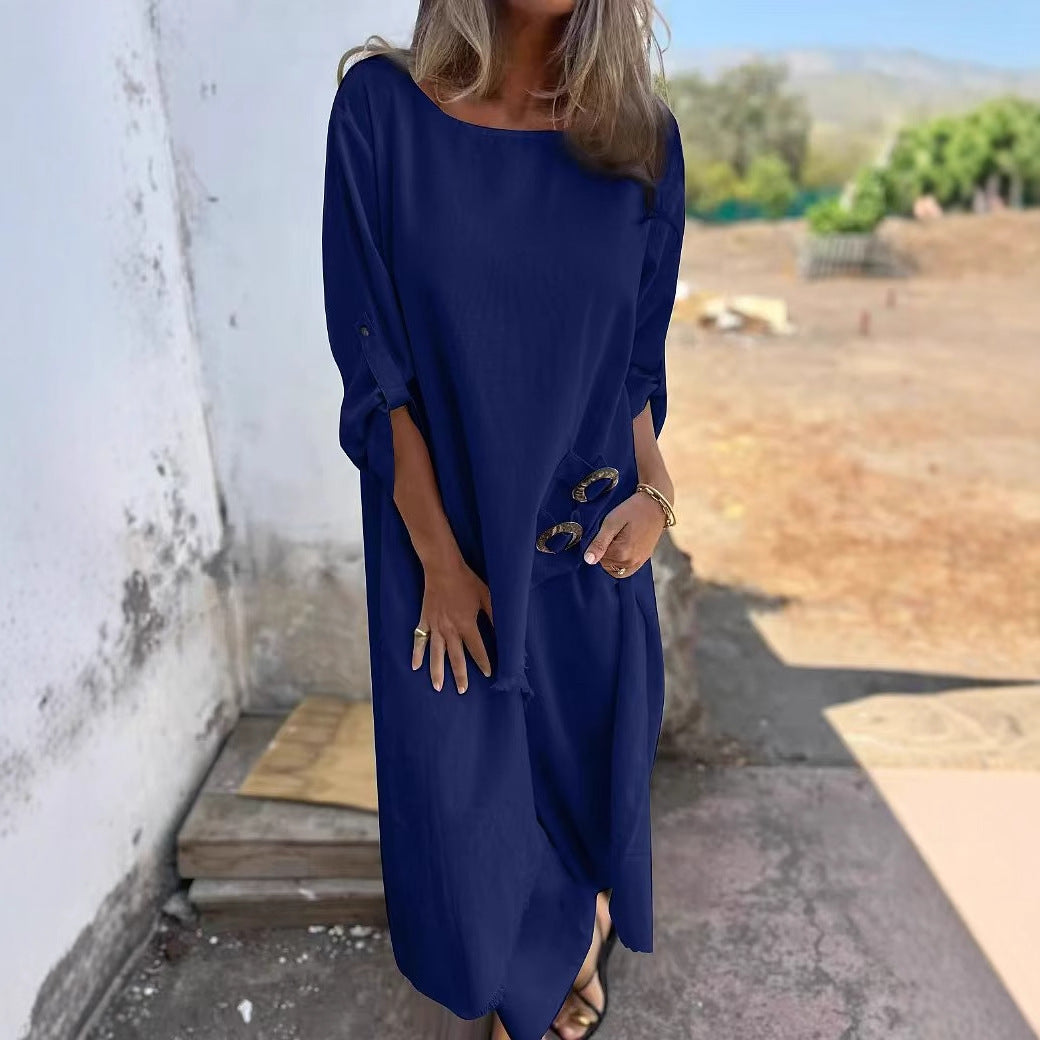 Ensemble « Forme Libre » – Deux Pièces Oversize, Boutons Bijoux & Vibe Sculpturale