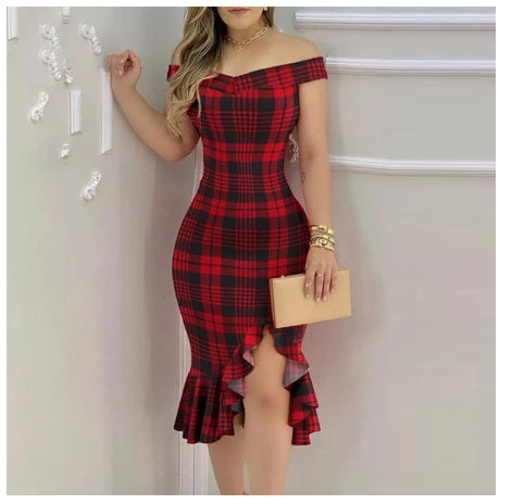 Robe de Nuit « Carmine Twist » – Élégance & Drama