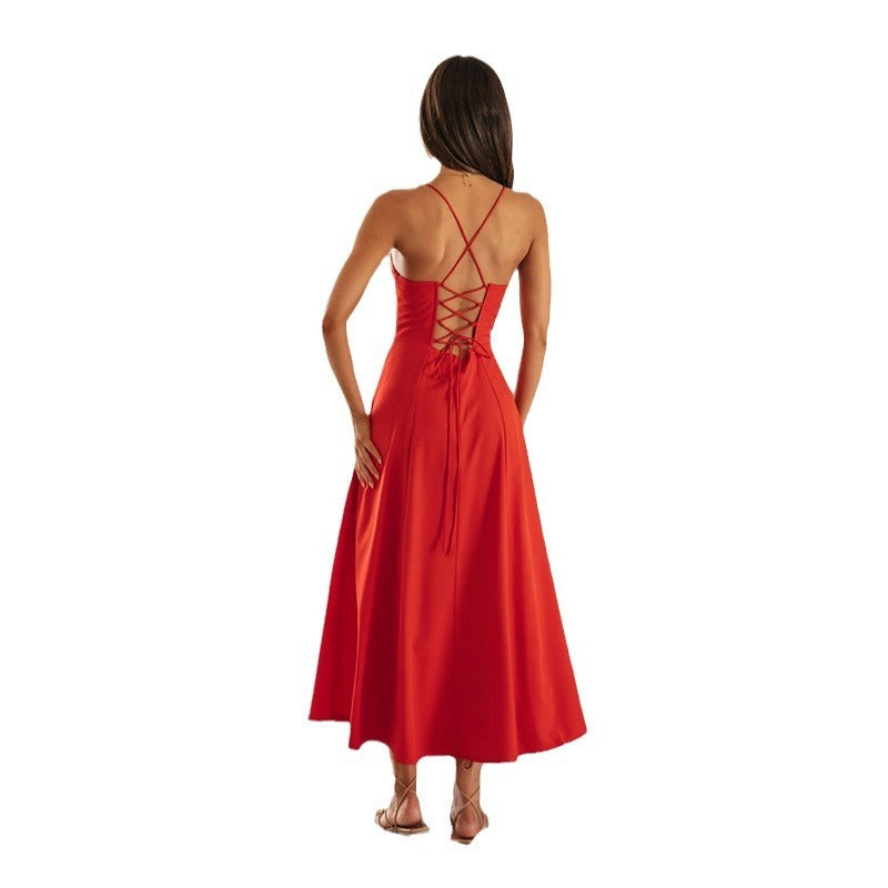 Robe d’Été «Aura Fine» – Fluide et Élégante
