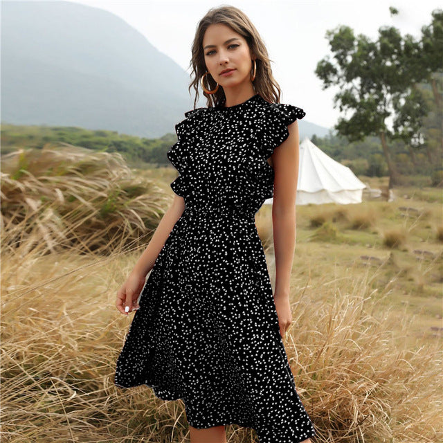 Robe d’Été « Légende Aérienne » – Maxi & Fluide