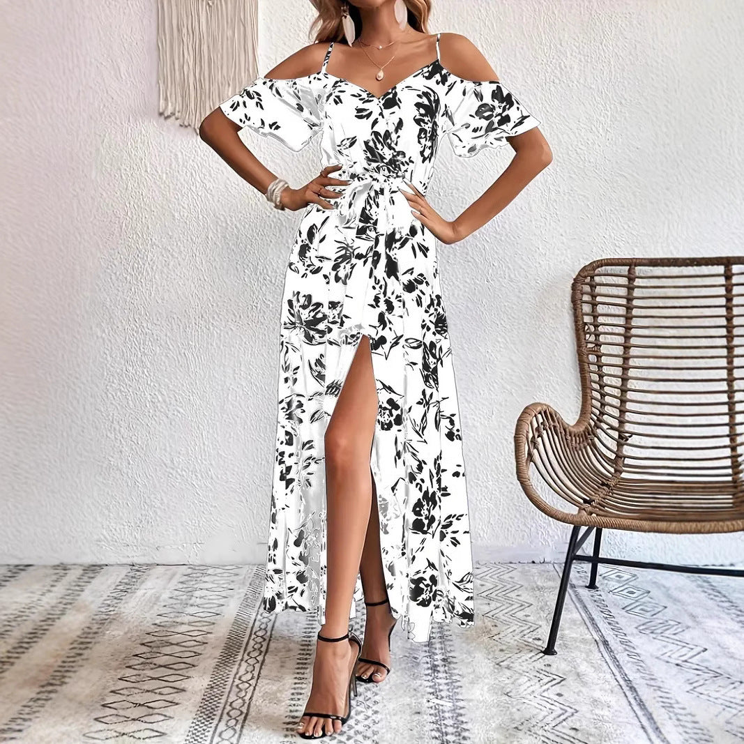Robe d’Été « Éclat Floral » – Fluide & Romantique