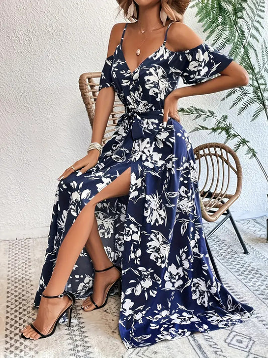 Robe d’Été « Éclat Floral » – Fluide & Romantique