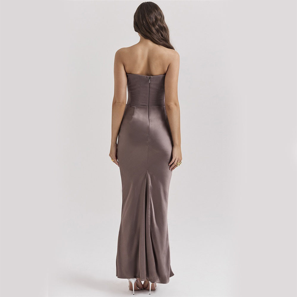 Robe de soirée « Ombre Nue » – Chic & Subtilement Provocante