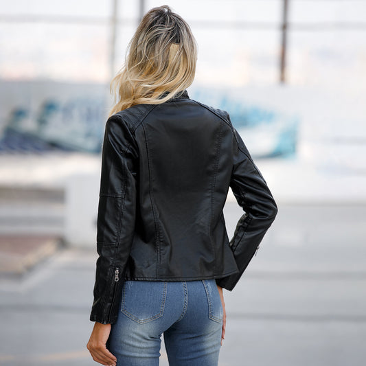 Veste « Cuir Élégant » – Coupe Slim & Urbain