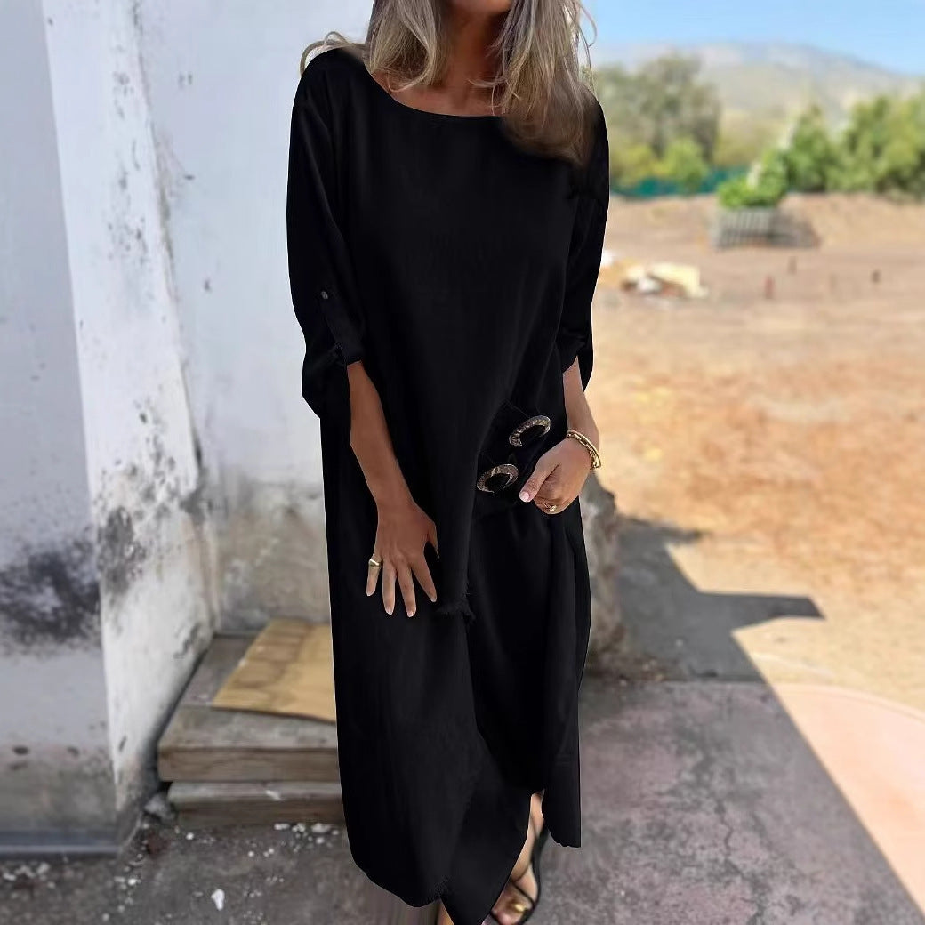 Ensemble « Forme Libre » – Deux Pièces Oversize, Boutons Bijoux & Vibe Sculpturale