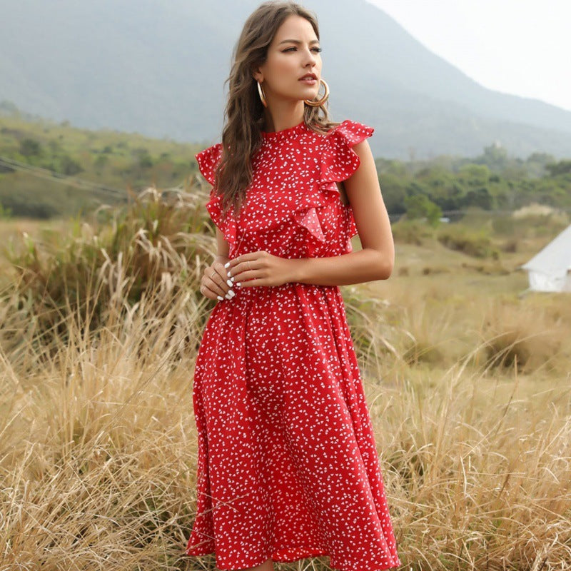 Robe d’Été « Légende Aérienne » – Maxi & Fluide