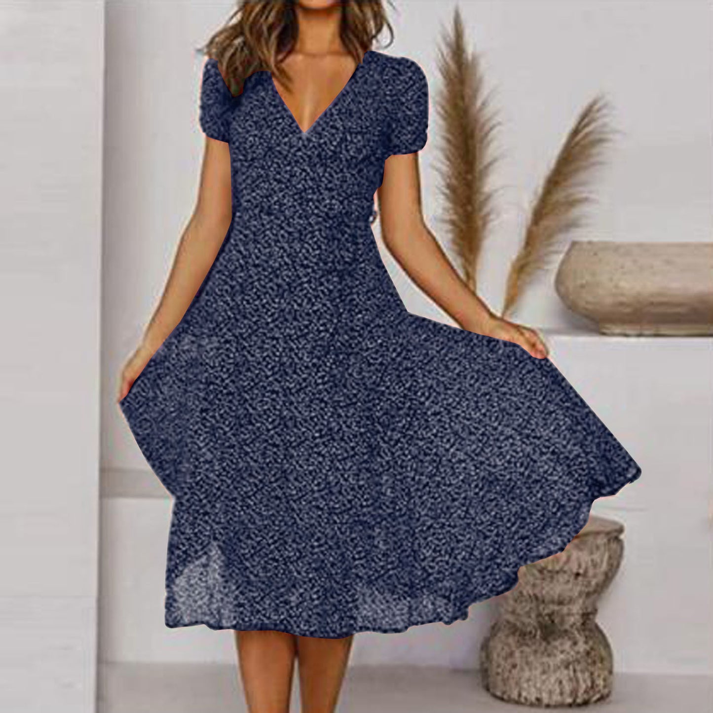 Robe d’Été « Douce Promesse » – Élégante & Nouée