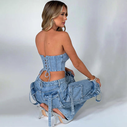 Ensemble « Corps Rebelle » – Coupe Sensuelle, Esprit Street, Détails Couture