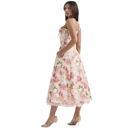 Robe d’Été « Fleur de Lune » – Romantique & Fleurie