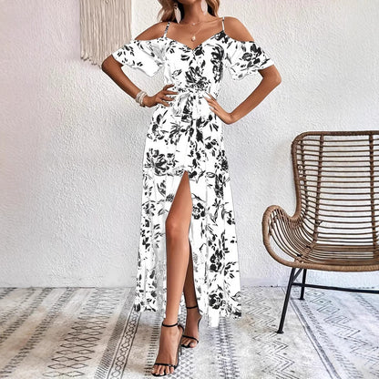 Robe d’Été « Éclat Floral » – Fluide & Romantique
