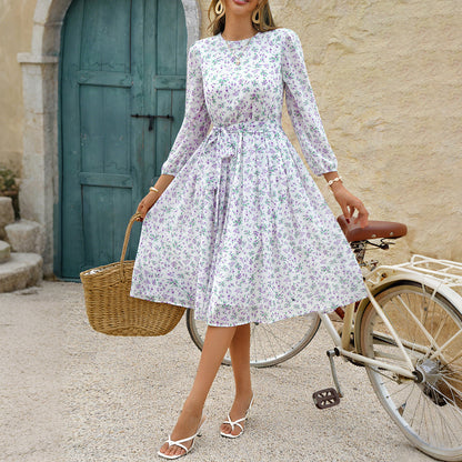 Robe d’Été « Balade Romaine » – Maxi Chic & Fluide